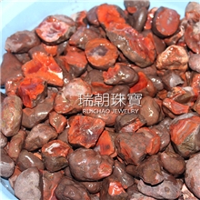 大量供应四川凉山南红玛瑙原石原料珠子料小雕刻料大雕刻料