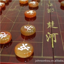 【象棋批发】厂家直销中国象棋高档天然玛瑙象棋一套起批