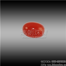 精品收藏柿子红玫瑰红火焰红樱桃红南红玛瑙戒面可镶嵌