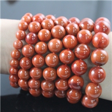 四川凉山料南红玛瑙珠柿子红手串手链批发商A货N06A-N016A