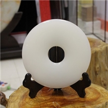 玉石礼品玉璧平安扣玉大理石玉石毛料工艺品家居饰品