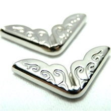 OMA2174#厂家批发男装衬衫领角夹/衣领夹/小领角夹/花纹小领角