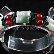 批发供应天然玉器翡翠手编手链