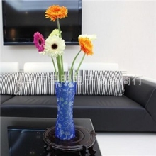 环保塑料可折叠花瓶创意插花花瓶2元店地摊夜市畅销暴利项目