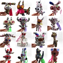 【自主生产】上百款精品布艺大号纽扣娃娃玩具手工布偶挂件批发