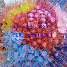 摆地摊热卖七彩夜光花批发新产品货源手工玫瑰仿真花