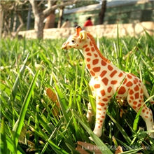 美国Safari正品小长颈鹿仿真野生动物模型玩具儿童礼物幼儿园玩具