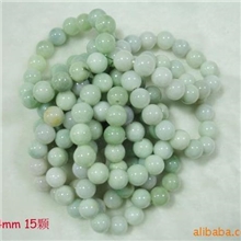 天然翡翠14mm圆珠手链批发翡翠手链珠宝玉