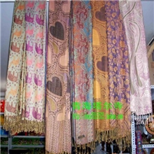 印度克什米尔纯羊毛披肩长约2.3米宽约70厘米高贵大方