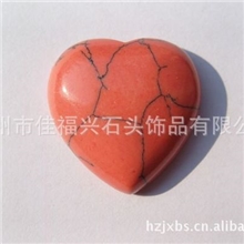 人造台湾绿松石心形吊坠饰品配件各种形状裸石散珠来样加工