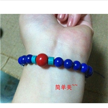 DIY手链材料纯天然原色朱砂散珠4-12mm搭配青金石绿松石首选