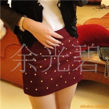 韩版春装批发供应柳丁A字半身裙