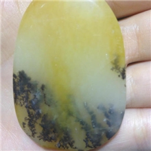 黄龙玉长草挂件