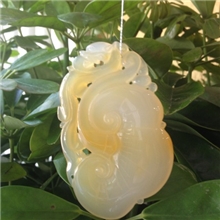 黄龙玉如意挂件