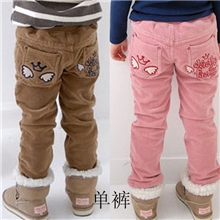 爆款童装新款韩版童下装儿童全棉长裤天使灯芯绒单裤批发z1.3