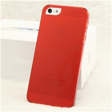 iphone5超薄磨砂壳0.5mm柳叶孔超薄壳苹果5手机保护套手机壳