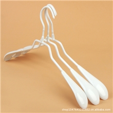 韩版高档防滑浸塑衣架黑白色塑料衣架高档服装店衣架限时特价