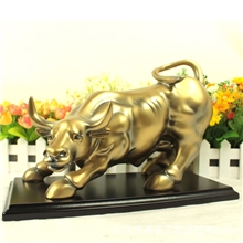 厂家直销旺市牛、树脂工艺品、风水吉祥物、招财纳福摆件#120