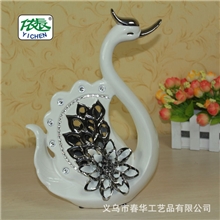 125109-8陶瓷工艺品陶瓷摆件结婚礼品办公家居装饰品现货批发