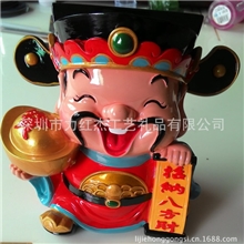 家居饰品摆件礼品、树脂仿玉工艺品、财神佛像摆件礼品
