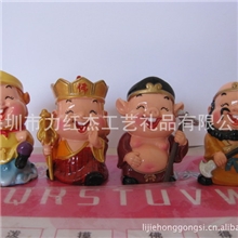 塑胶树脂摇头公仔、塑胶树脂卡通摆件、西游记娃娃玩具摆件工艺品