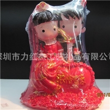 婚庆礼品，新房装饰品，人物摆件，工艺品，礼品