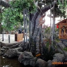 济阳塑石假山、济阳假山、假树、济阳仿真榕树、生态园景观、景观