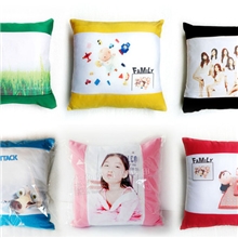【热转印礼品批发】6色彩边抱枕-加厚缎面（价格不含枕芯）