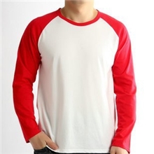 【广告衫/工衣定制】插肩圆领长袖Tshirt（丝印绣花热转印）