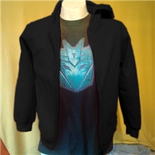 【广告衫/工衣定制】精梳棉拉链卫衣系列（加厚纯棉卫衣）-黑色