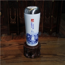 华中科技大学60周年校庆定制保温杯个性化定制陶瓷保温杯