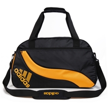 厂家直销2013年新款超大黄色条纹运动型旅行包袋带独立鞋位