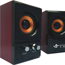 音响厂家批发迷你木质小音箱音响USB电脑接口特价大量批发招代理