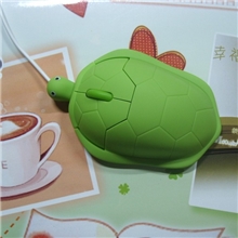 电脑配件批发新款创意个性乌龟鼠标磨沙面手感好有线光电鼠标