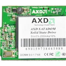 AXD安信达厂家直供工业级SATADOM电子硬盘（SLC双通道）4GB