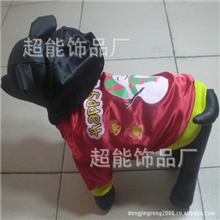 供应新款雪人红色庆祝圣诞节狗狗衣服宠物用品F28