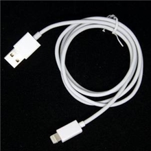 热卖iPhone51:1高仿数据线传输线8针接口充电线现货批发