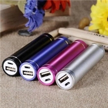 批发移动电源2600毫安圆柱形V8头外观型圆筒充电宝质量优质全套