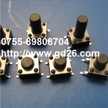 6*6无卤轻触开关、带支架无卤轻触开关