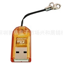 【厂家直销】金手指/拇指读卡器TF读卡器畅销TF读卡器