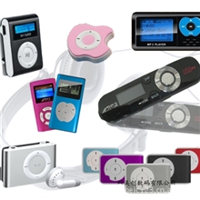 供应巴西热销无屏夹子MP3支持支付宝
