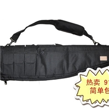 911户外渔具高尔夫枪包长1.2米宽28CM双层鸡蛋棉黑色/迷彩