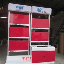 热水器展架，热水器展柜展架厂家，热水器试水台演示台展架制作