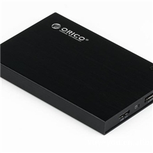 供应奥睿科2595sus3全铝2.5寸移动硬盘盒拉丝免工具USB3.0+esata