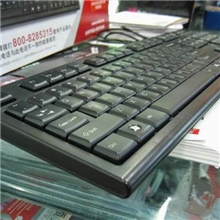 键盘工厂直销激光镭射键盘双飞燕圆角舒KR-85有线防水键盘