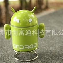 厂家直供迷你插卡音箱安卓机器人音箱插卡/U盘小音响低音炮