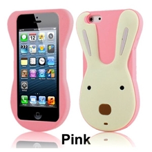 爆款韩国Sucre可爱砂糖兔子iphone5硅胶套iphone4S手机保护套外壳