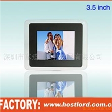 厂家供应3.5寸超低价外销礼品数码相框，亚克力，塑胶相框