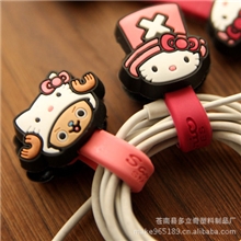 2012新款钉扣式火热销售中可爱海贼KT头钉扣式绕线器
