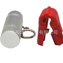 批发展示挂钩防盗锁头银色铝合金外壳解锁器锁头开锁器